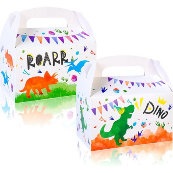 Party Favor Boxes - Dinosaur Theme (12 Boxes), Party Favor Boxes – Dinosaur Theme (12 Boxes)