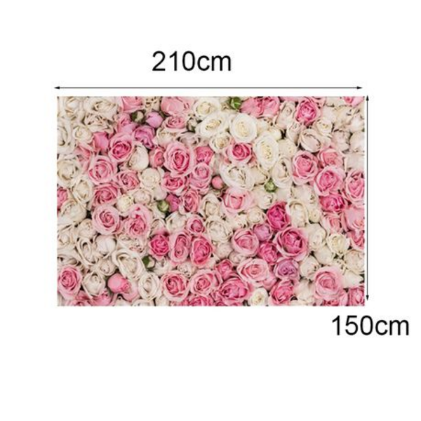 Kids Birthday Party Table and Photography Backdrop - Mixed Roses, Kids Birthday Party Table and Photography Backdrop – Mixed Roses