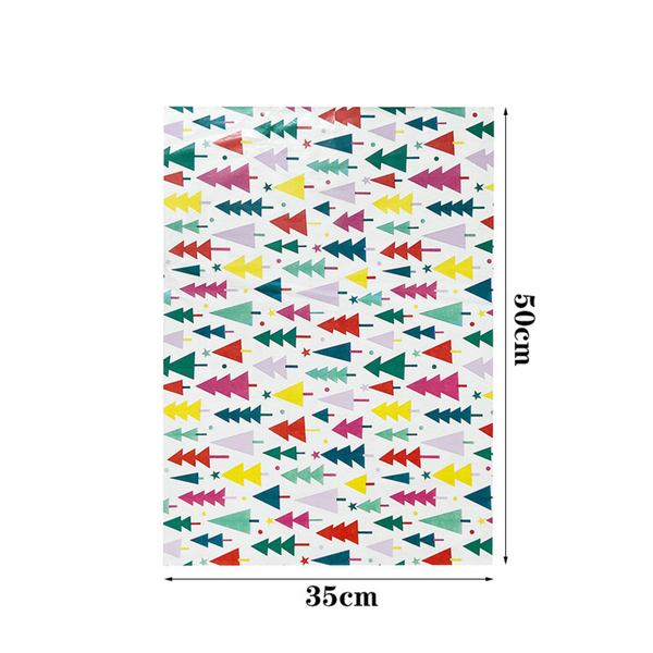 Christmas Themed Tissue Paper, Christmas Themed Tissue Paper – Trees (10 Sheets)