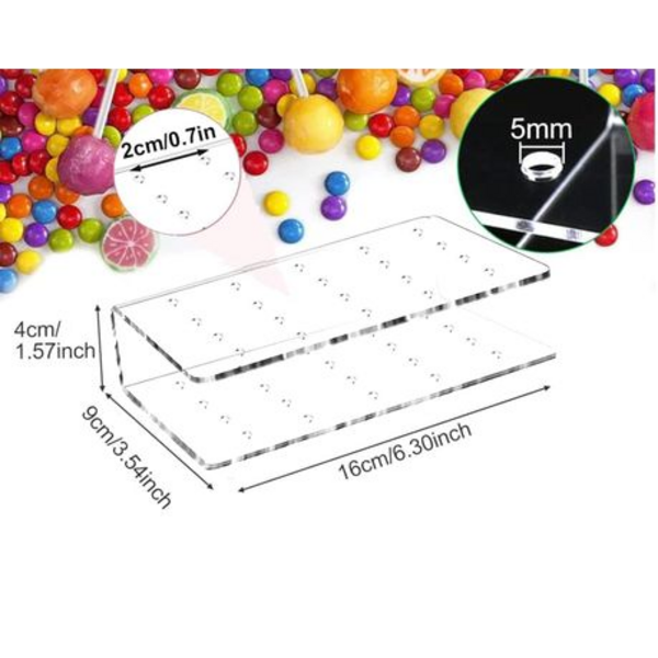 Acrylic Lollipop/Cake Pop Stand - Set of 2, Acrylic Lollipop/Cake Pop Stand – Set of 2