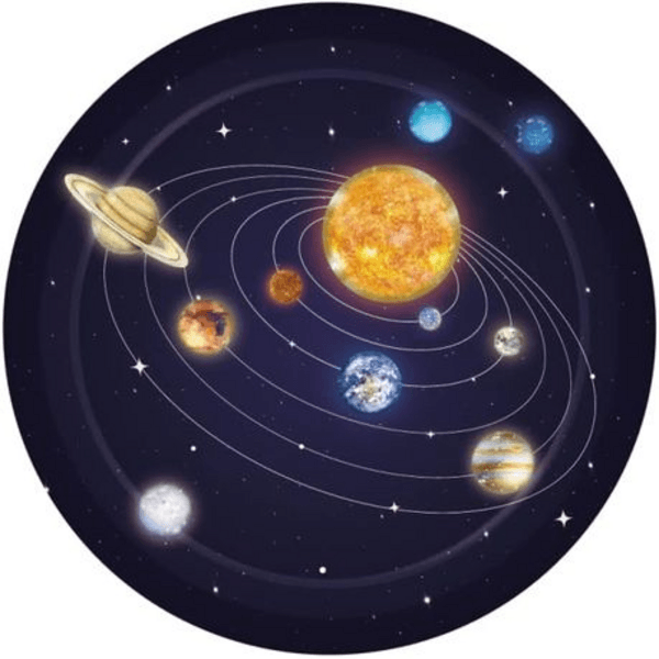 Party Paper Tableware / Cutlery Set - Space Theme, Party Paper Tableware / Cutlery Set – Space Theme (Set of 8)