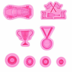 Race Car Themed Silicone Mold Set