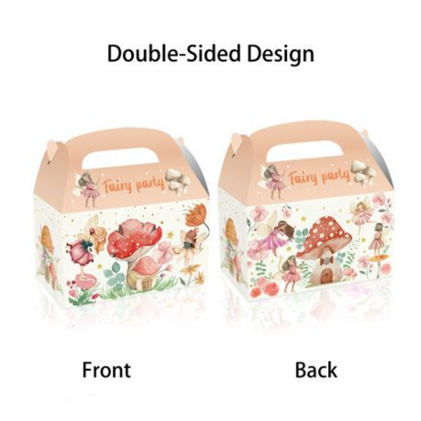 Party Favor Boxes - Woodland Fairy Theme - 12 Boxes, Party Favor Boxes – Woodland Fairy Theme – 12 Boxes