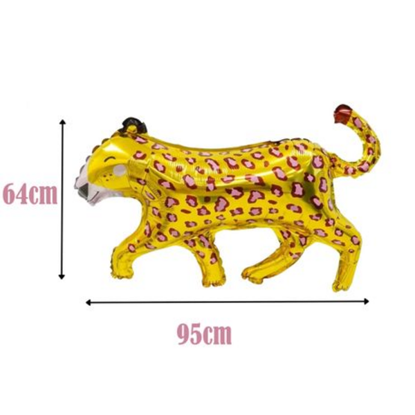 Gold Leopard Foil Balloon (95cm), Gold Leopard Foil Balloon (95cm)