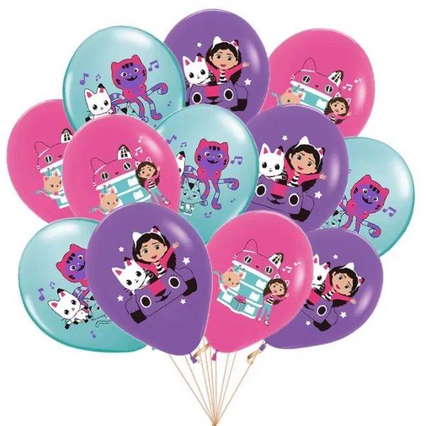 Gabby's Dollhouse Latex Balloon Set, Gabby’s Dollhouse Latex Balloon Set (15 Balloons)