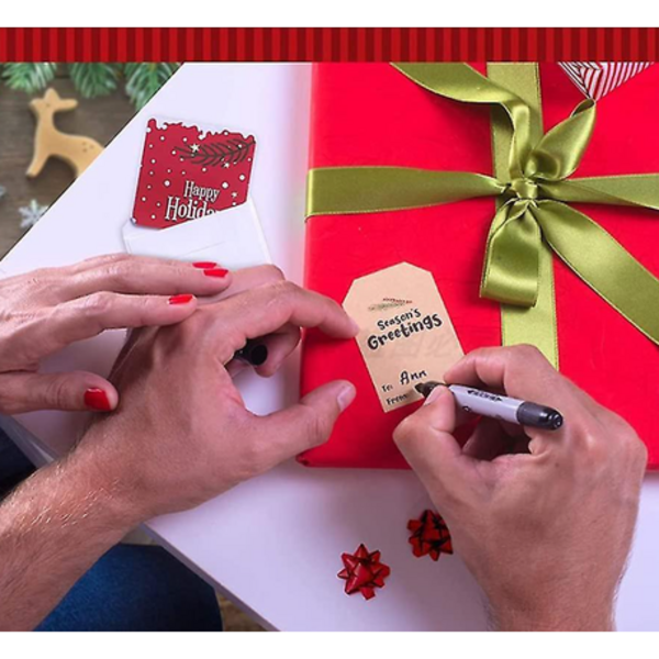 Christmas Gift Tag Stickers (Square) - 300 Stickers, Christmas Gift Tag Stickers (Square) – 300 Stickers