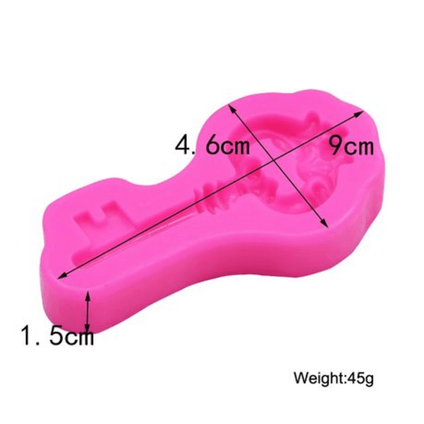 Key Silicone Fondant Mould, Key Silicone Fondant Mould