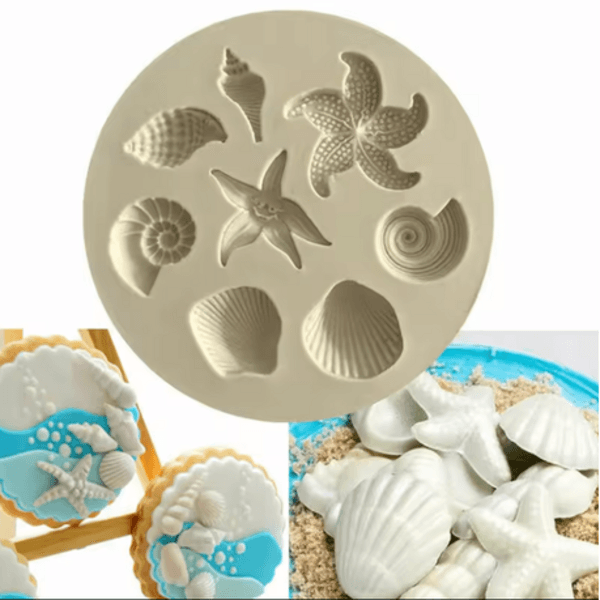 Shell and Starfish Silicone Mold - Image 4