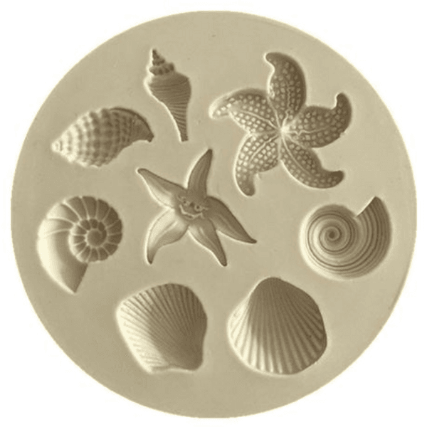 Shell and Starfish Silicone Mold