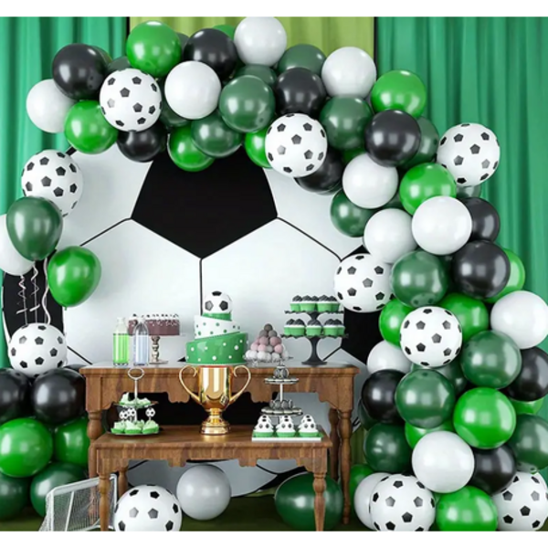 Soccer Themed Latex Balloon Set (15 Balloons), Soccer Themed Latex Balloon Set (15 Balloons)