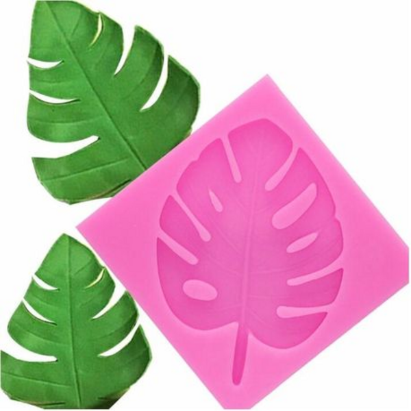 Delicious Monster Leaf Fondant Silicone Mould, Delicious Monster Leaf Fondant Silicone Mold