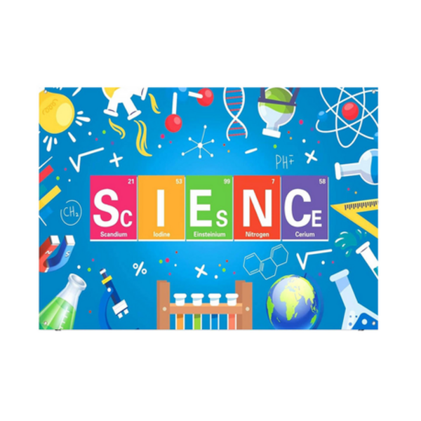 Small Kids Birthday Party Table and Photography Backdrop -Science, Small Kids Birthday Party Table and Photography Backdrop -Science