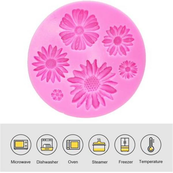 Silicone Flower Fondant Mold, Silicone Flower Fondant Mold