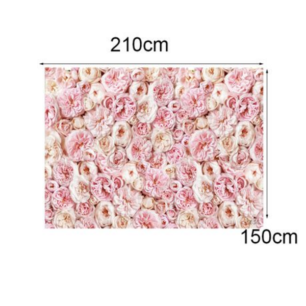 Kids Birthday Party Table and Photography Backdrop - Peonies, Kids Birthday Party Table and Photography Backdrop – Peonies