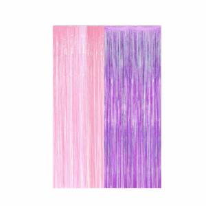 Multicolored Foil Backdrop - Pink and Purple