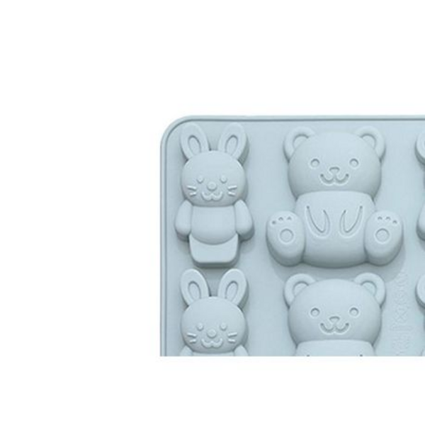 Silicone Bear and Bunny Mould, Silicone Bear and Bunny Mold