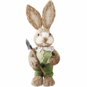 Straw Rabbit Décor