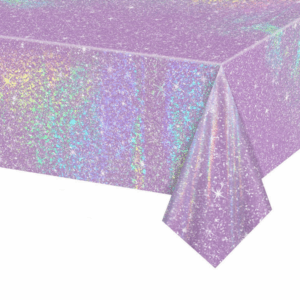 Glitter Tablecloth - Purple Multi Colored