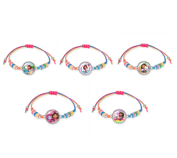 Gabby's Dollhouse Bracelet Set, Gabby’s Dollhouse Bracelet Set (Set of 5)
