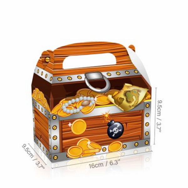 Party Favor Boxes - Pirate Theme (12 Boxes), Party Favor Boxes – Pirate Theme (12 Boxes)