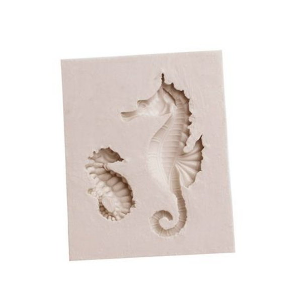 Silicone Seahorse Fondant Mould, Silicone Seahorse Fondant Mould