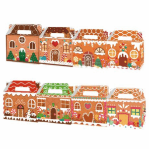 Party Favor Boxes - Christmas Theme - 12 Boxes