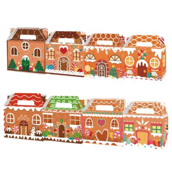 Party Favor Boxes - Christmas Theme - 12 Boxes, Party Favor Boxes – Christmas Theme – 12 Boxes