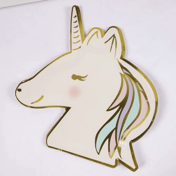 Party Paper Plate Set - Unicorn Theme, Party Paper Plate Set – Unicorn Theme – 8 Plates