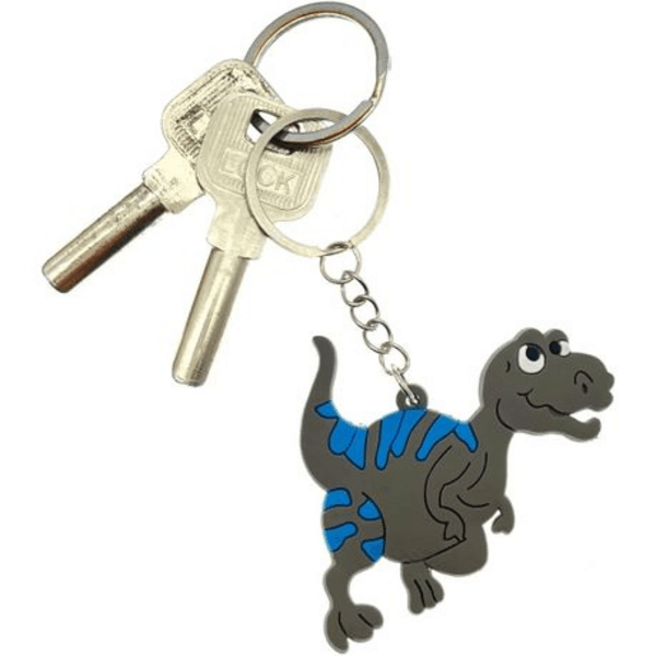 Dinosaur Themed Keychain Favor Set, Dinosaur Themed Keychain Favour Set – 12 Keychains