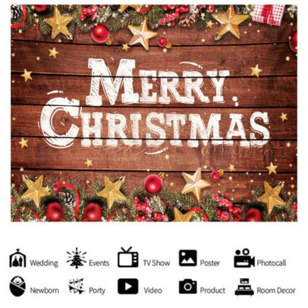 Large Photography Backdrop - Christmas Themed, Large Photography Backdrop – Christmas Themed