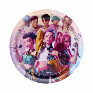 KPop Demon Hunters Large Paper Plates (10 Plates)