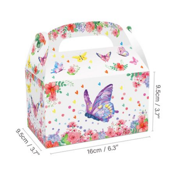 Party Favor Boxes - Butterfly Theme - 12 Boxes, Party Favor Boxes – Butterfly Theme – 12 Boxes