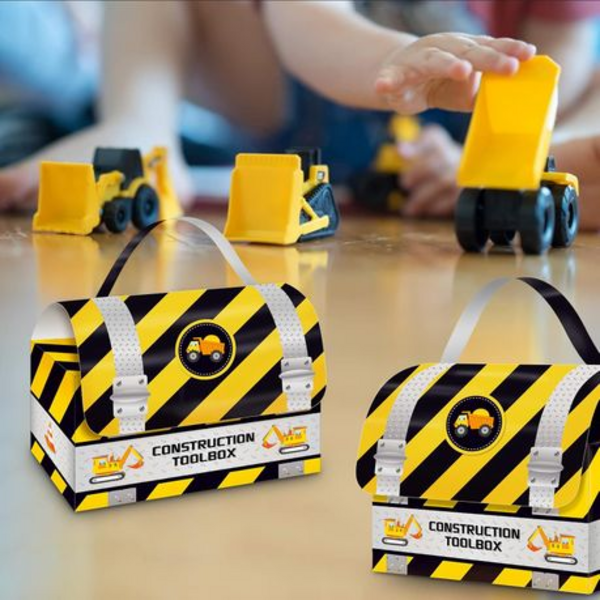 Party Favor Boxes - Construction Theme (12 Boxes), Party Favor Boxes – Construction Theme (12 Boxes)