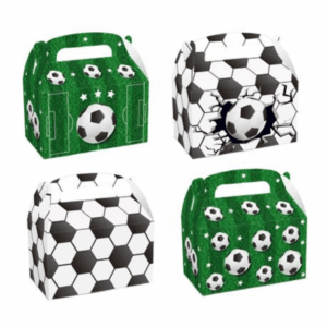 Party Favor Boxes - Soccer Theme - 12 Boxes
