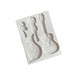 Musical Instruments Silicone Fondant Fold