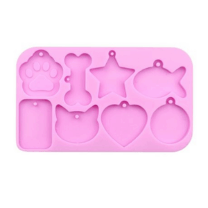 Variety Keyring / Pet Tag Resin Epoxy Mold
