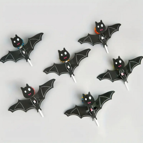 Lollipop Covers - Bat, Lollipop Covers – Bat (4 per Set)