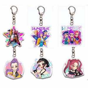 KPop Demon Hunters Keychains (6 Keychains)