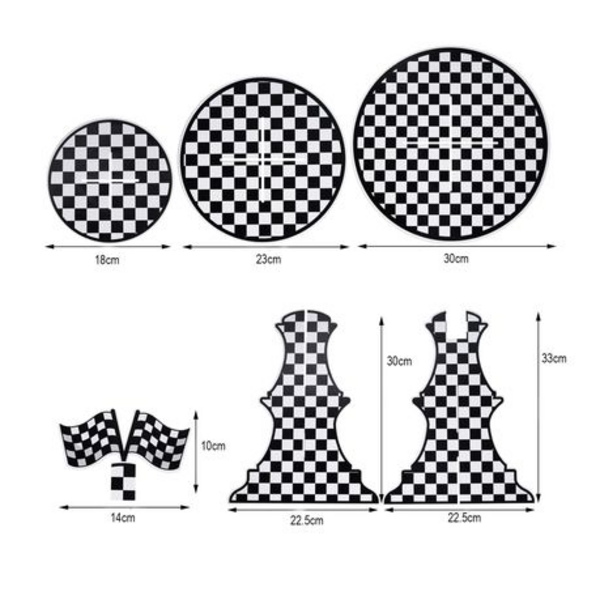 Kid's Birthday Party 3 Tier Cupcake Stand - Racing, Kid’s Birthday Party 3 Tier Cupcake Stand – Racing