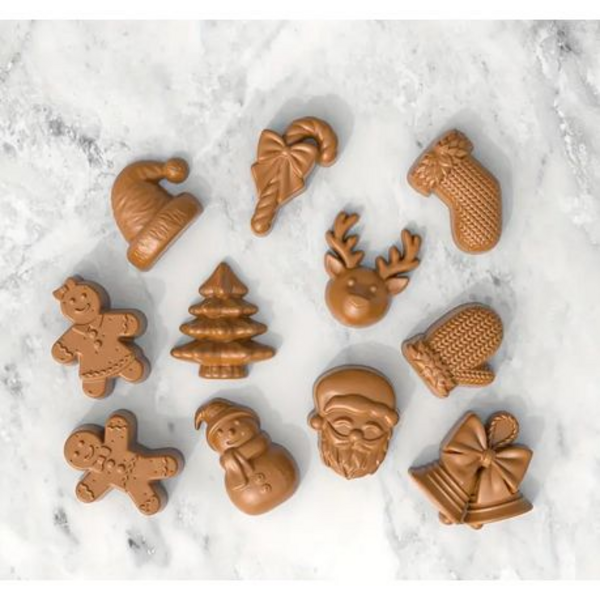 Christmas Themed Silicone Mold (Various Shapes), Christmas Themed Silicone Mold (Various Shapes)