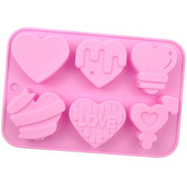 Heart Silicone Mold, Silicone Mold – Heart Variety