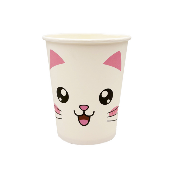 Cat Themed Paper Cups, Cat Themed Paper Cups (10 Cups)