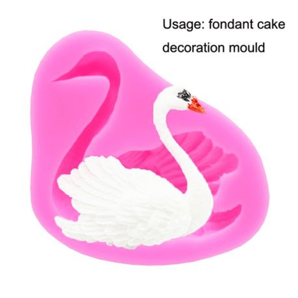 Silicone Swan Fondant Mold, Silicone Swan Fondant Mold