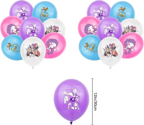 Kids Birthday Party Decoration Set - Kpop Demon Hunters, Kids Birthday Party Decoration Set – Kpop Demon Hunters