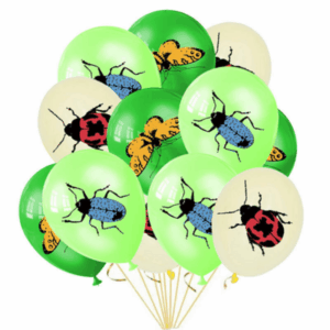 Insect Themed Latex Balloons - 18 Balloons