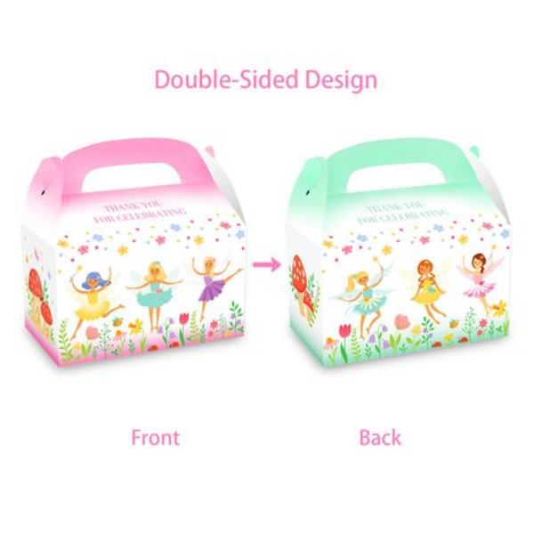 Party Favor Boxes - Fairy Theme (12 Boxes), Party Favor Boxes – Fairy Theme (12 Boxes)