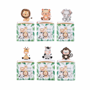DIY Party Favor Boxes - Safari Theme - Set of 24