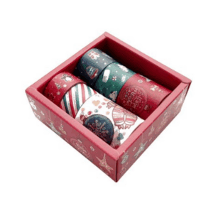 Washi Tape Box Set of 6 (Christmas Theme)