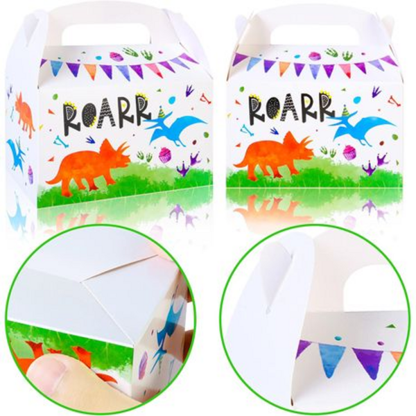 Party Favor Boxes - Dinosaur Theme (12 Boxes), Party Favor Boxes – Dinosaur Theme (12 Boxes)