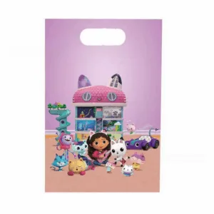 Plastic Favor Bags - Gabby's Dollhouse (10 Bags)